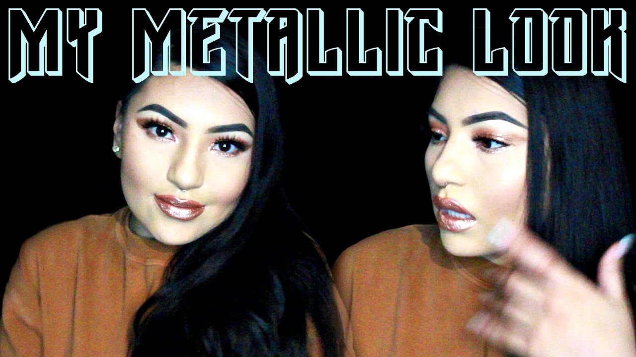 Get ready with me | First Impressions | Ulta Haul | Metallic eye look