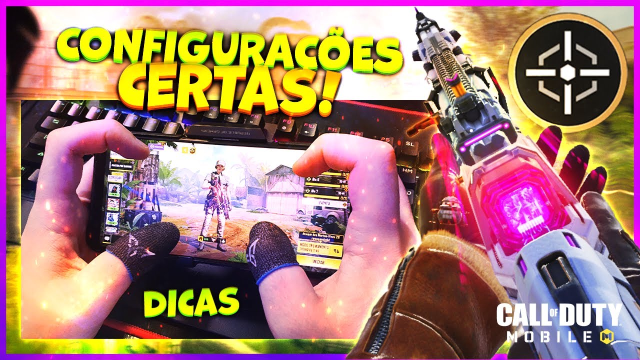 USE ESSA! a *MELHOR* HUD de 4 DEDOS no COD MOBILE com ESSAS CONFIGURAÇÕES!
