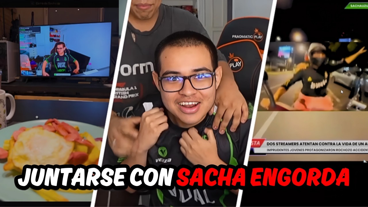 😰EL SINDROME DE ENGORDAR CUANDO ESTAS CON SACHA 🫃 SALI EN LAS NOTICIAS 🗣️Sacha Reaciona