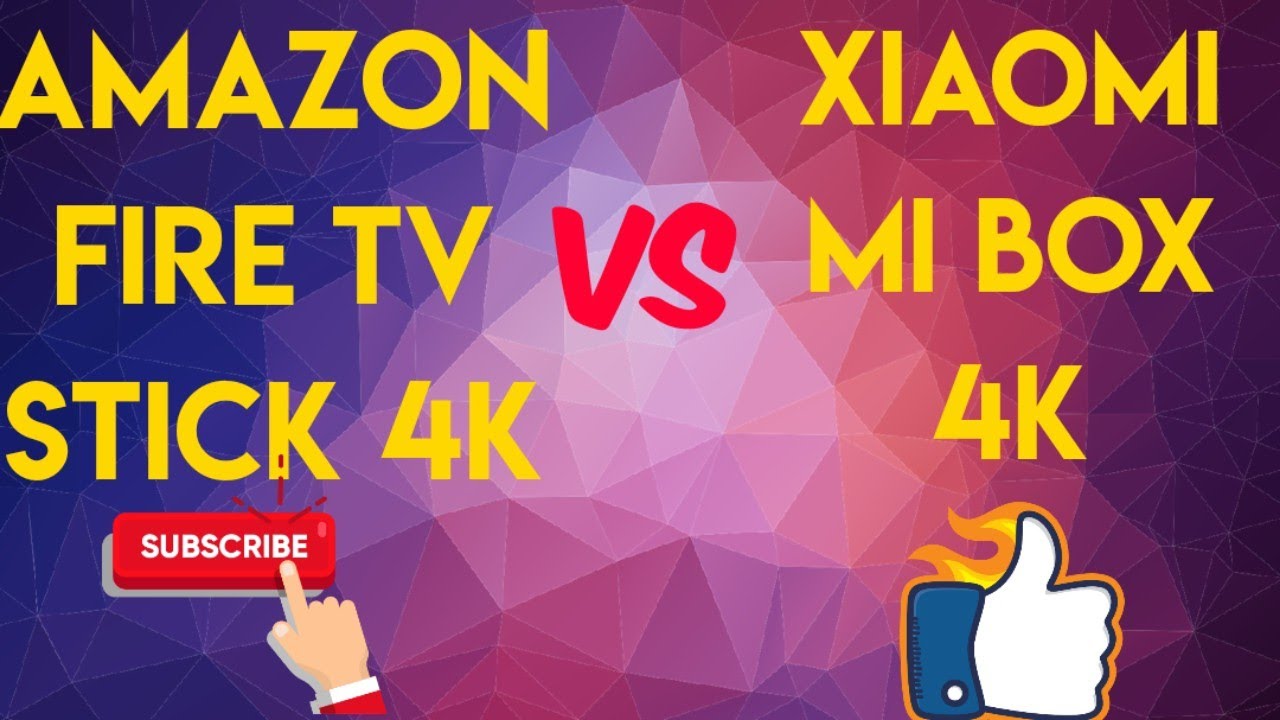 AMAZON FIRE TV STICK 4K VS XIAOMI MI BOX 4K #SM_INFORMATION_TECHNOLOGY