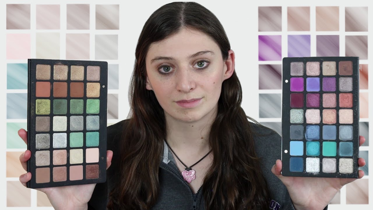 Natasha Denona 28 Pan Palettes- Purple-Blue & Green-Brown - [Swatches]