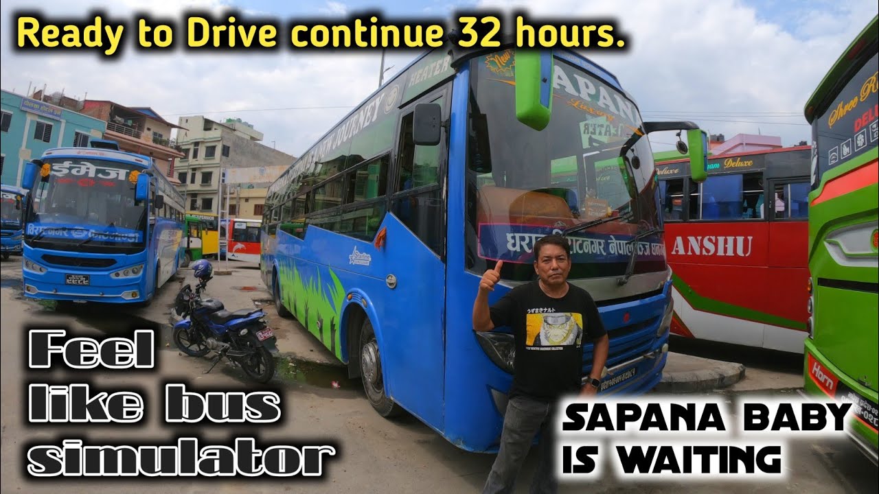 Biratnagar to Dhangadhi bus travel without voice 🚍️ Furke manxe