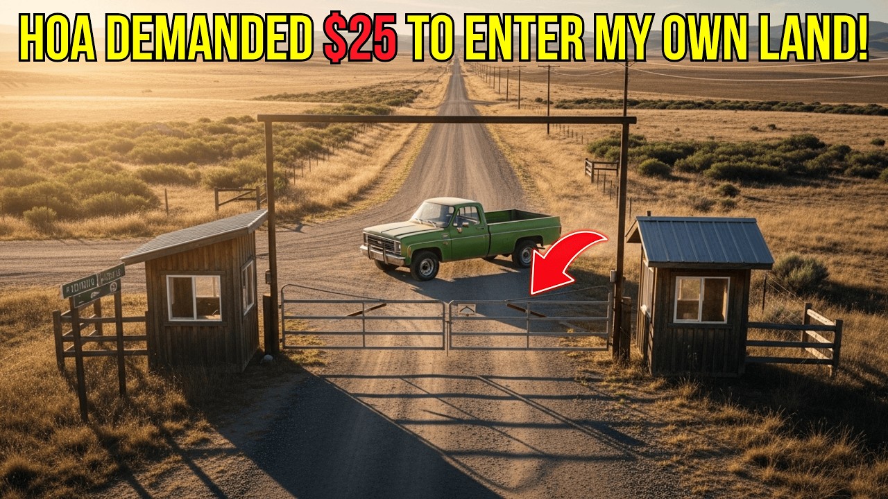 HOA set up a toll gate to my ranch—I showed up with my shotgun Now they’re suing me in court!
