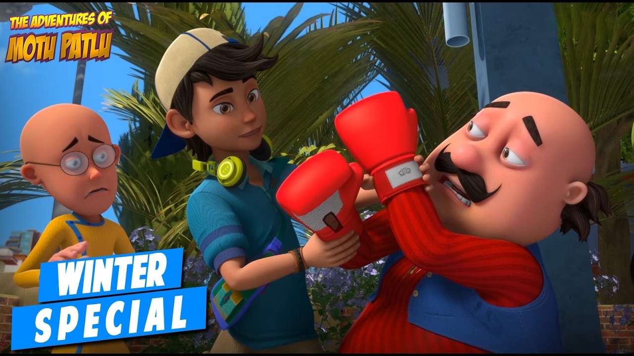Motu Patlu : Motu Ka Super Boxer Punch | Winter Special | Hindi Cartoon Motu Patlu