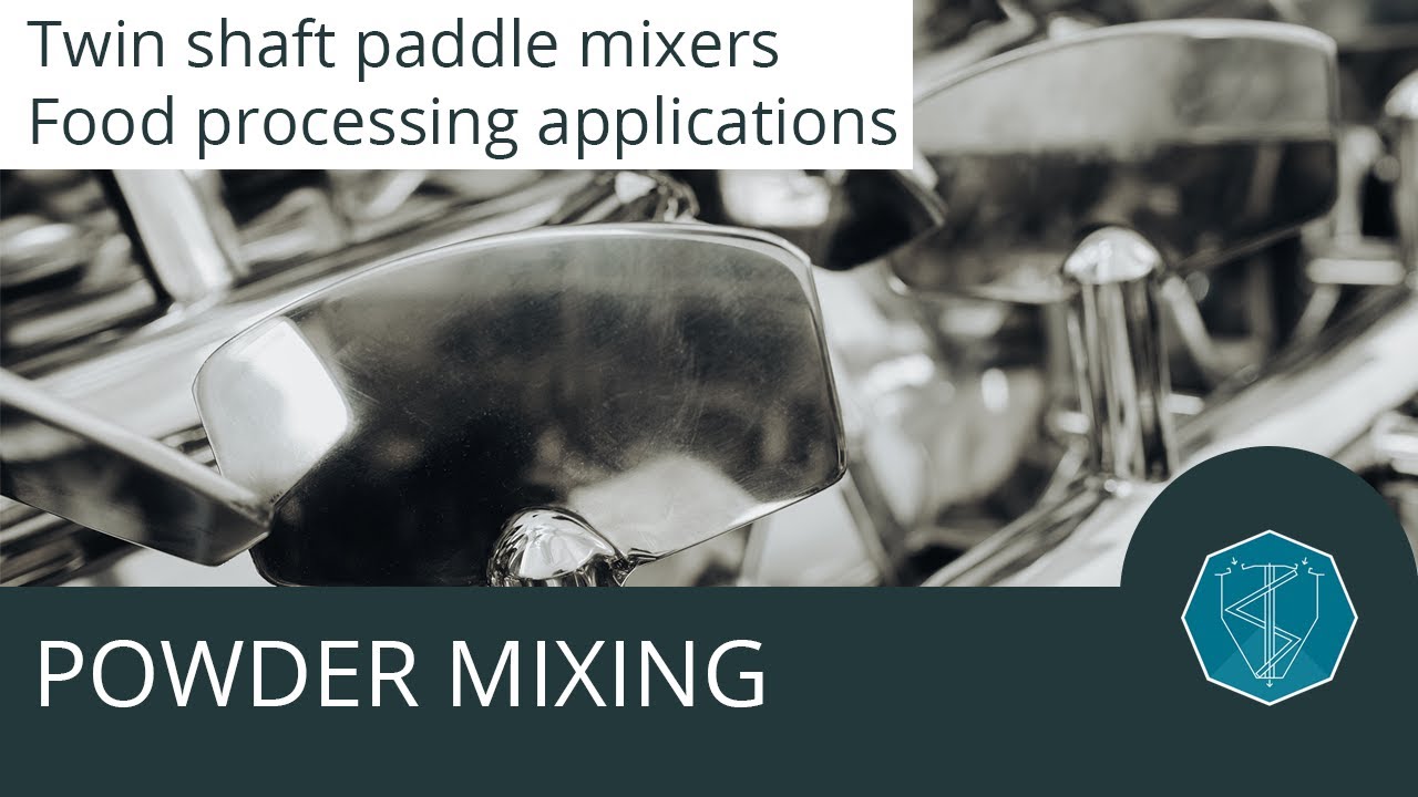 Twin shaft paddle mixer - Applications in food industry | Gimat Engineering