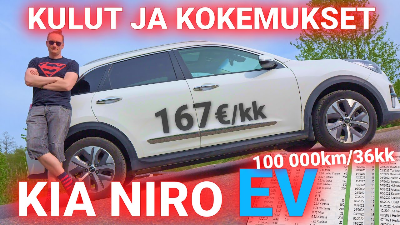 377. KIA e-Niro, 100 000km/36kk kulut ja kokemukset