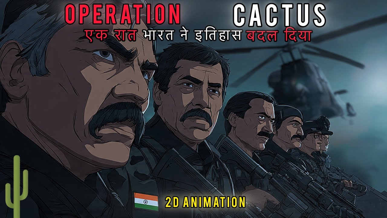 Operation Cactus | कैसे भारत ने मालदीव को बचाया? | 2D Animated Hindi Documentary