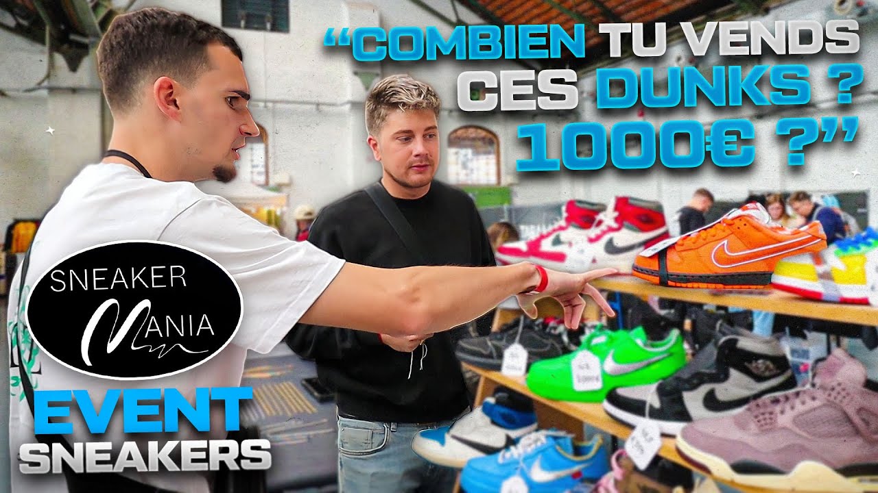 Je TROUVE des PAIRES EARLY en EVENT SNEAKERS : SNEAKERMANIA !!