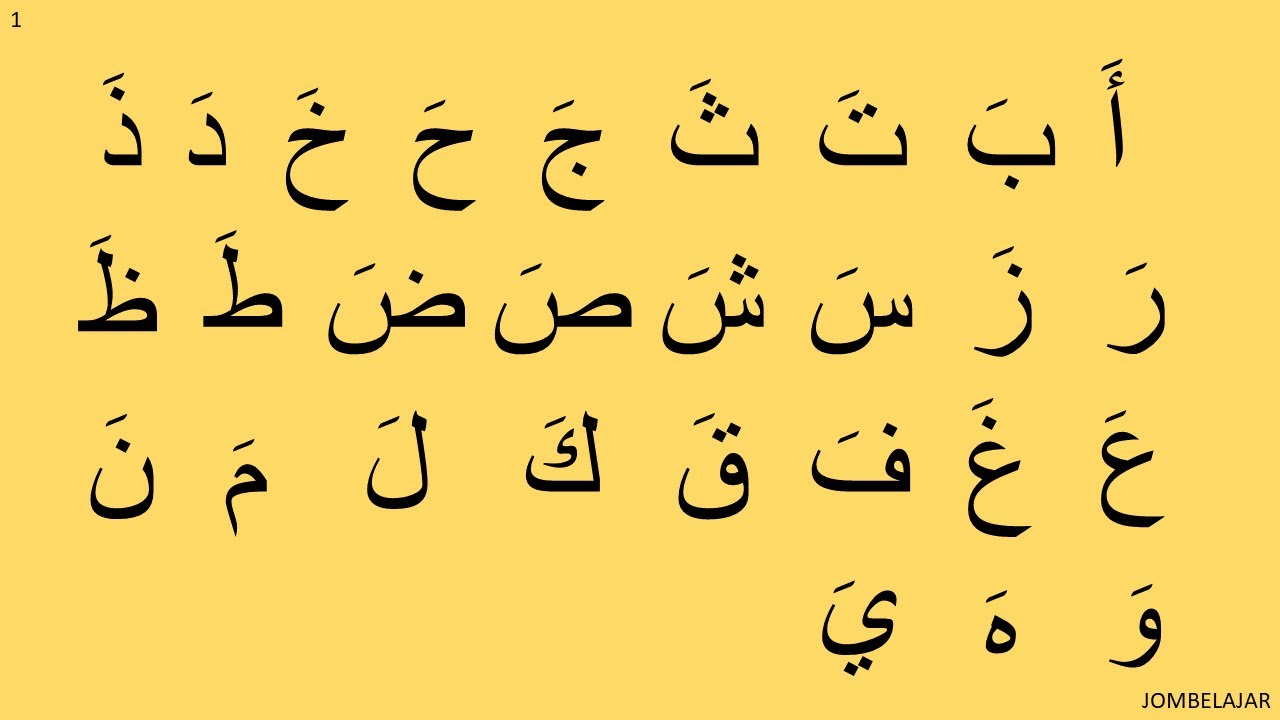 Mari Belajar Alif Ba Ta fathah - Bahasa Melayu (Lelaki)