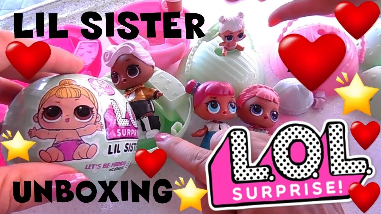 LOL SURPRISE #5 Unboxing nuova LIL SISTER serie 2 giochi preziosi - By Lara e Babou
