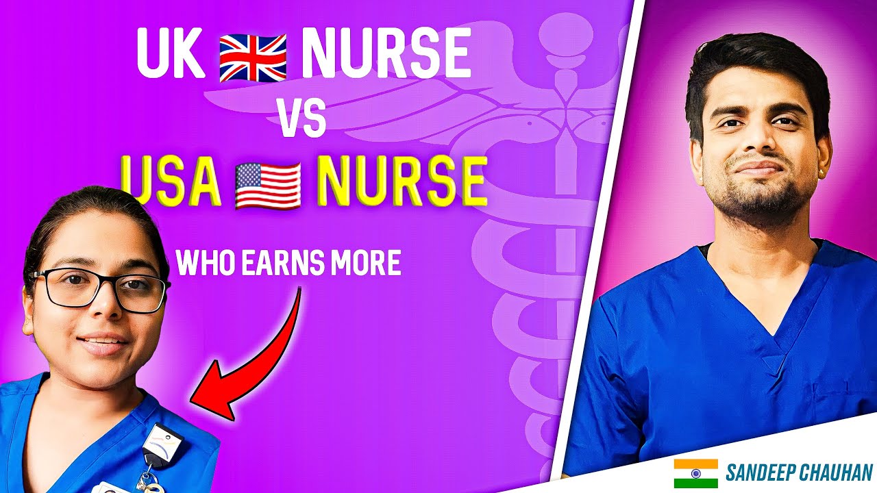 USA 🇺🇸 NURSE vs. UK 🇬🇧 NURSE | SALARY DIFFERENCE #uknurse #usanurse #gnm #aiims #norcet #nurses