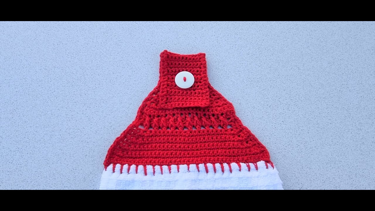 Tea Towel Topper - Crochet Tea Towel Top
