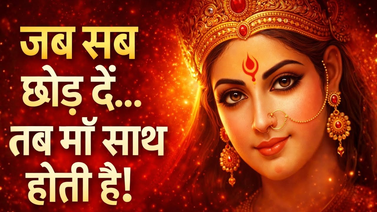 जब सब छोड़ दें… माँ थाम लेती है 😭 | Devi Maa Heart Touching Bhajan | Maa Shakti Bhajan