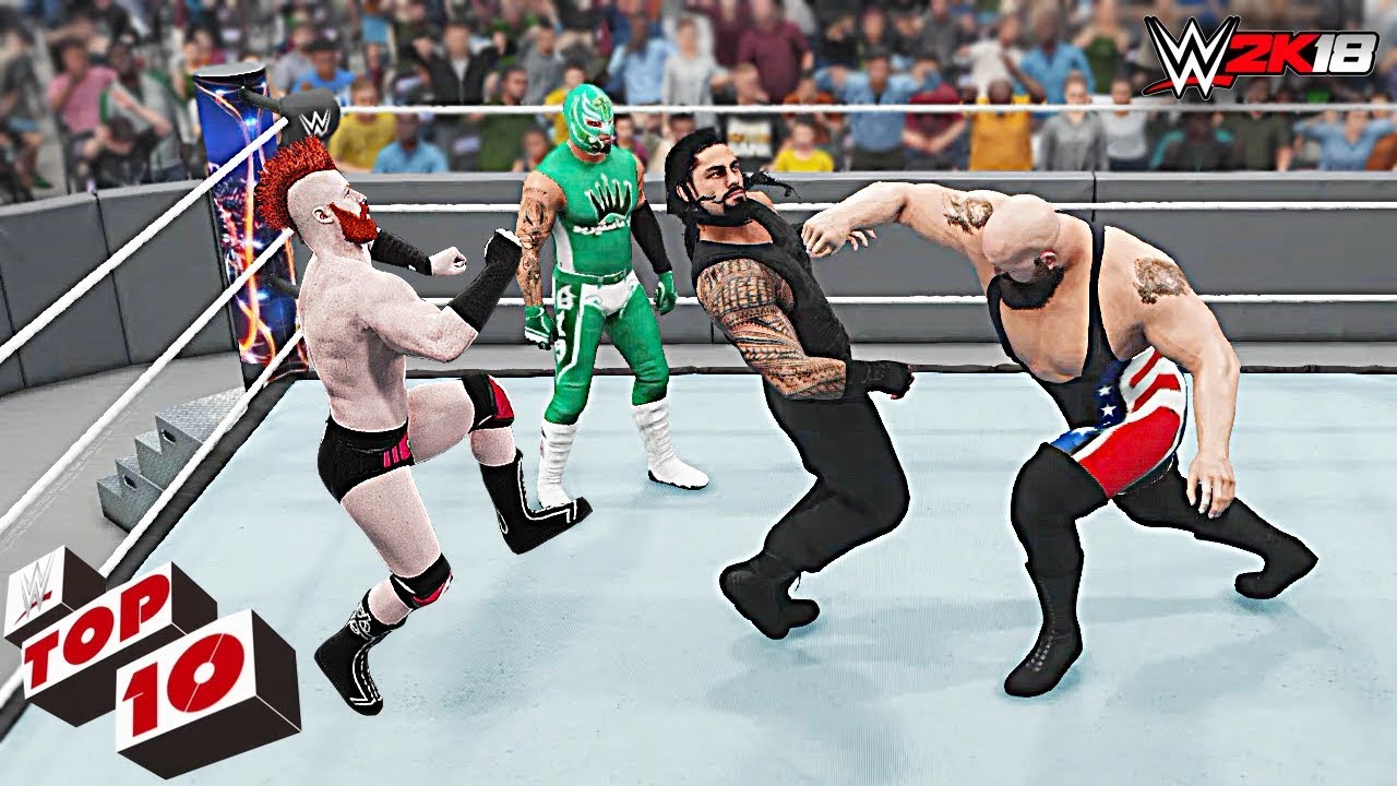 WWE 2K18 Top 10 Hot Rapid fire Finishers! Part 7