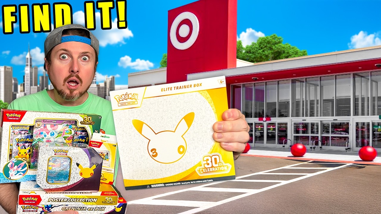 I Chased Everything in Pokemon 30th Celebration! (opening it)