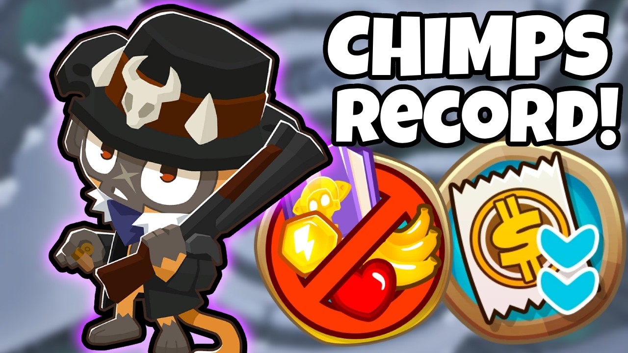 Самая мощная стратегия сокрушает рекорды CHIMPS! - Bloons TD 6