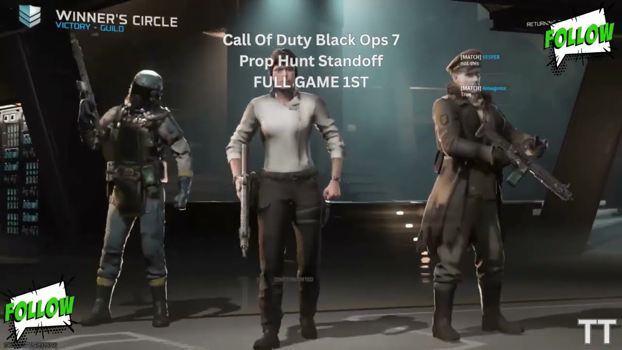 Call Of Duty Black Ops 7 Prop Hunt Standoff FULL GAME 1ST [Tina Tormented] COD BO7 Gameplay