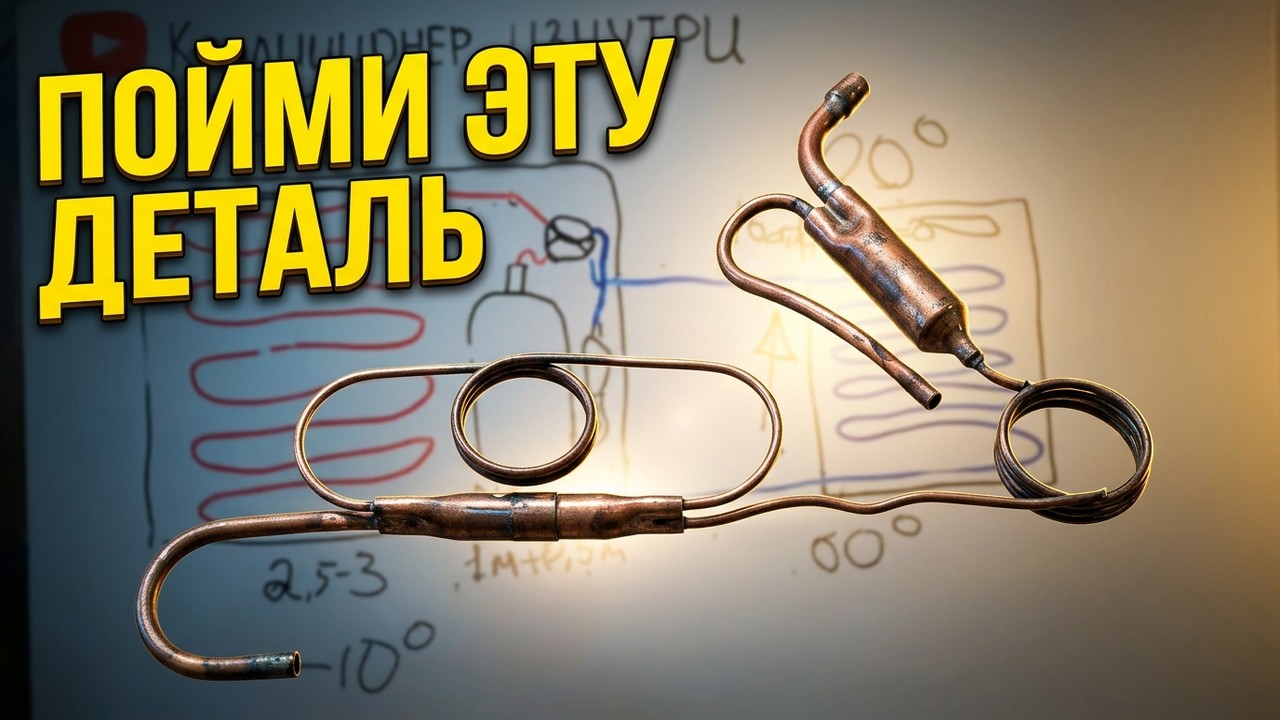 Дросселирующие устройство кондиционера. Обратный клапан. Оттайка.