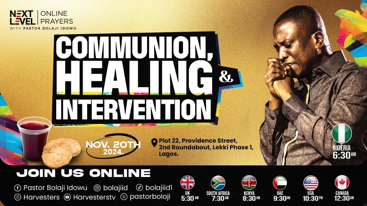 Prayer For Healing And Intervention || Pst Bolaji Idowu || Nov 20th 2024