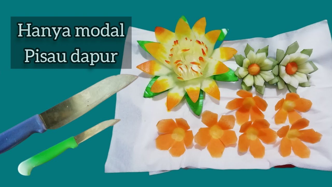 Hiasan tumpeng | garnish tumpeng (pakai pisau dapur) cocok untuk ide usaha catering