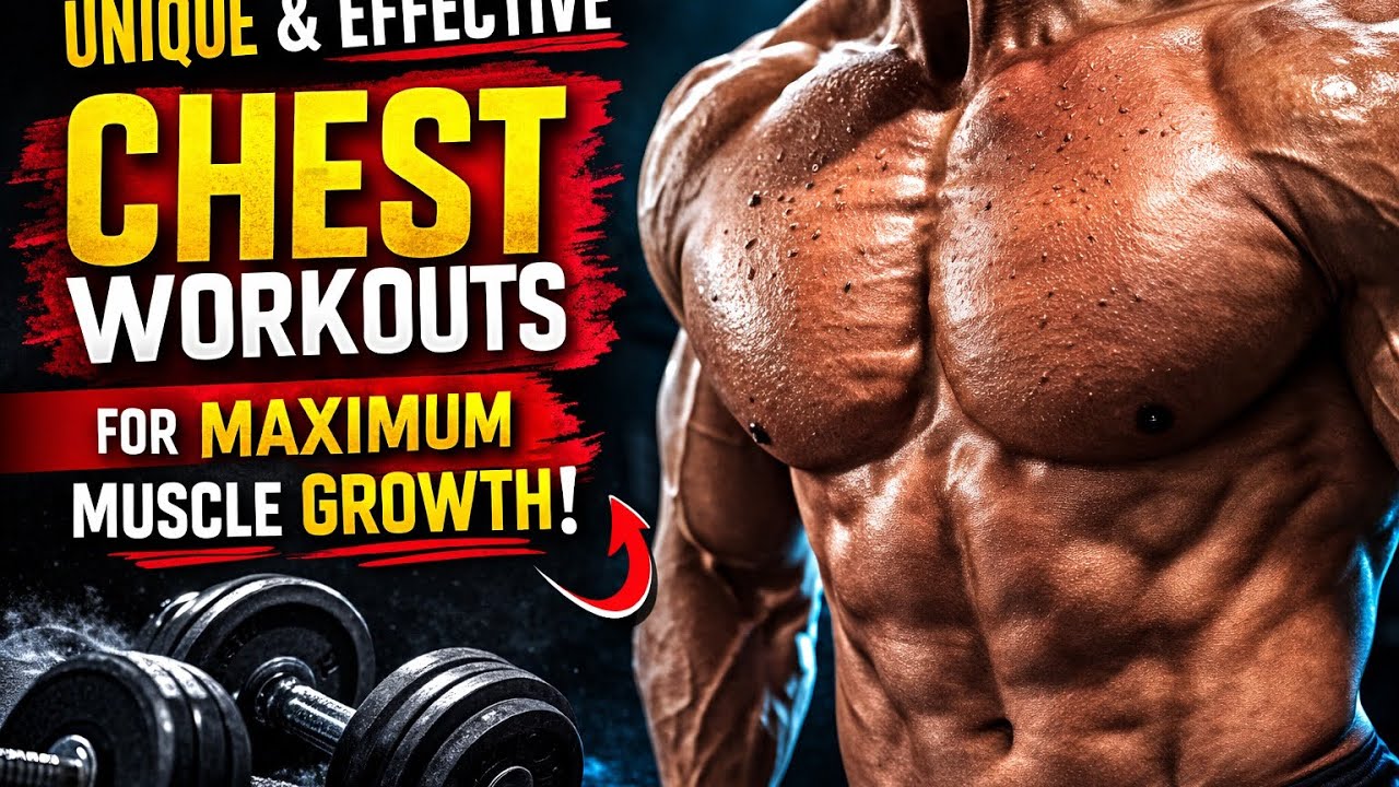 6 Best Chest Exercises for Maximum Muscle Growth | Complete Chest Workout for Size & Strength
