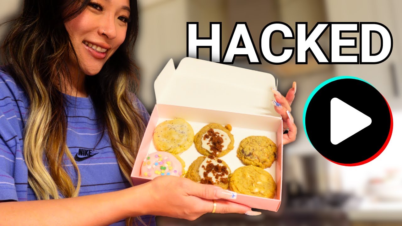 Crumbl Cookie Mukbang Review | MY TIKTOK GOT HACKED