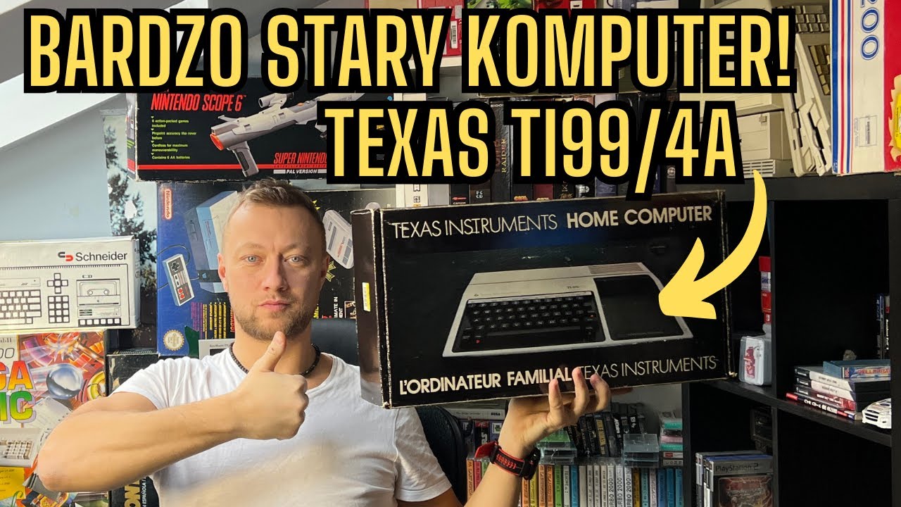 A co to za fajny mikrokomputer? TEXAS TI99/4A w pudełku, zobaczmy, co możemy zobaczyć!