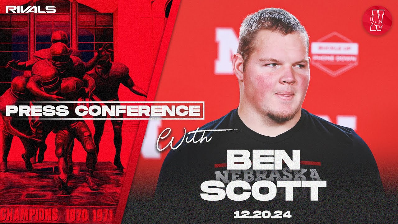 Nebraska Football: Ben Scott bowl game press conference (Dec. 20, 2024)