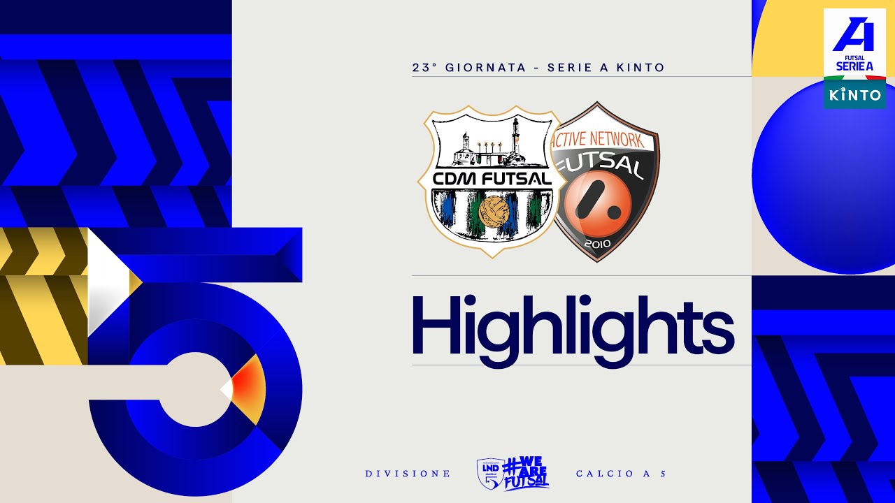 CDM Futsal-Active Network 4-3 | Gol e highlights | 23ª giornata | Serie A KINTO 2025/2026