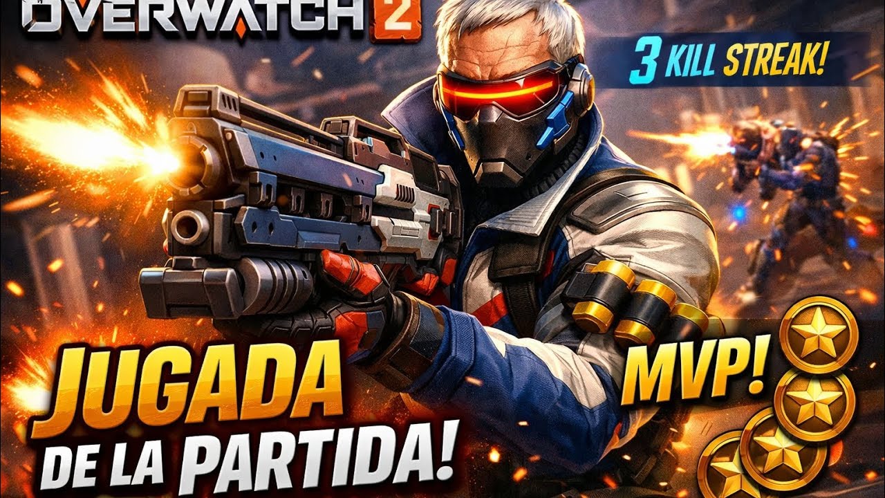 ESTA JUGADA CON SOLDADO 76 DESTROZÓ LA PARTIDA 😱🔥 | Overwatch 2   #Overwatch2 #gameplay #fps 