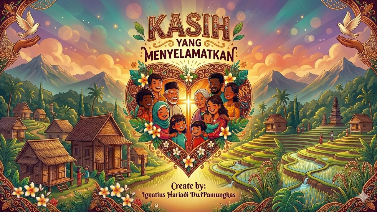 “ Kasih Yang Menyelamatkan” song lyrics create by Ignatius Hariadi DwiPamungkas