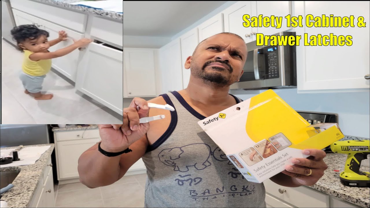 Safety 1st Essential Set - Cabinet and Drawer Latches #kaydenskorner #safety1st child proof