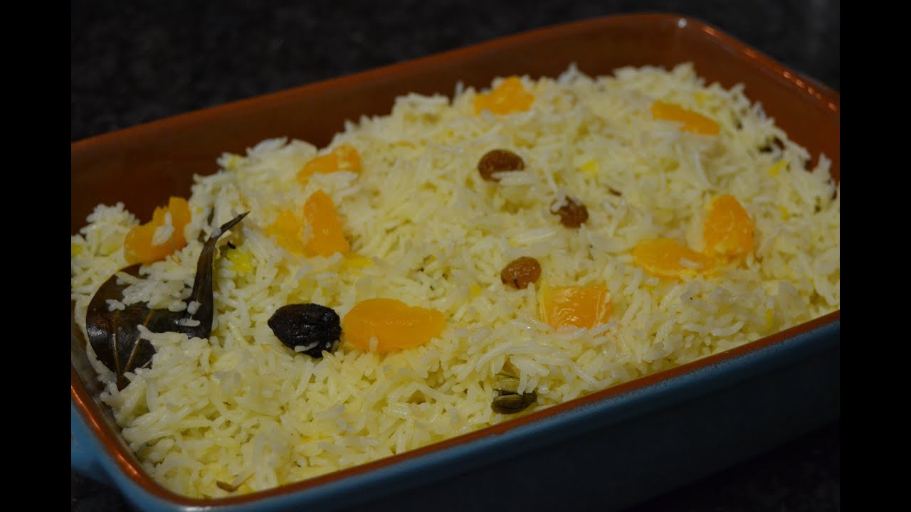 Orange Pulao Rice Recipe / Komola Lebur  polao  Rice Recipe