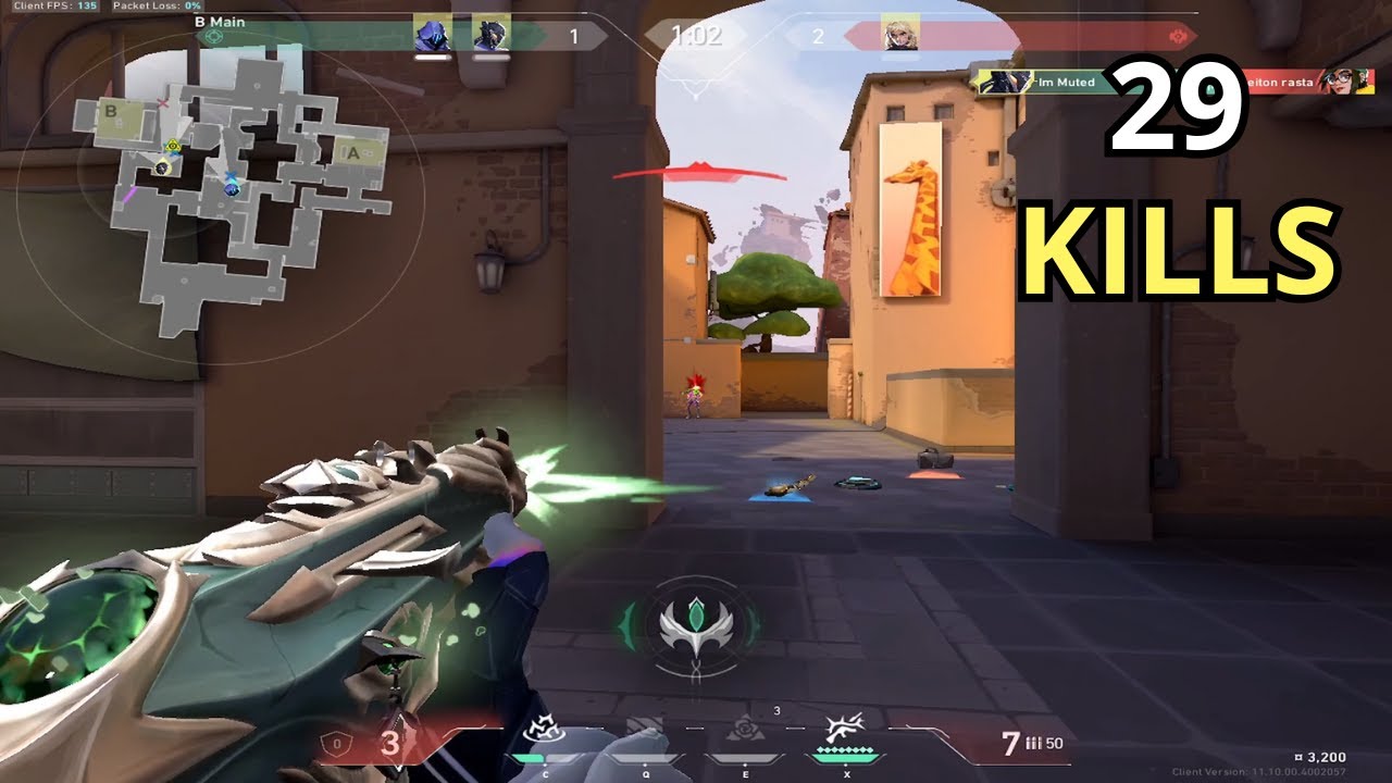 Valorant - 29 Kills As Vyse Ascent Full Gameplay (No Commentary)