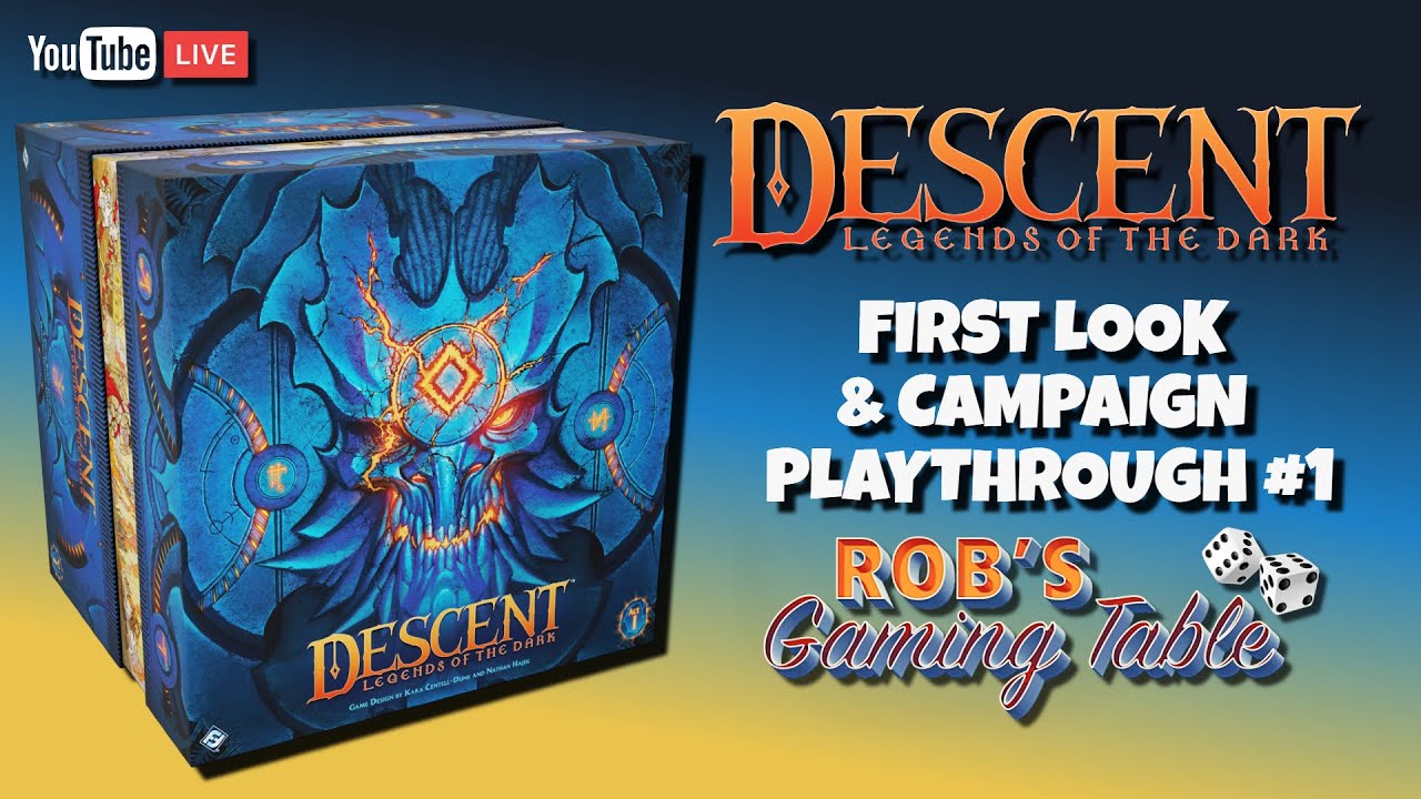 Descent: Legends of the Dark First Look & Playthrough #1