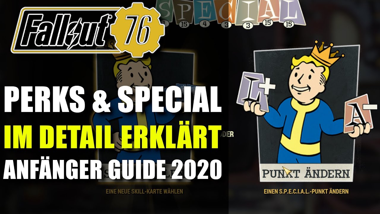 Perks and SPECIALs explained in detail | Beginner's Guide | Fallout 76