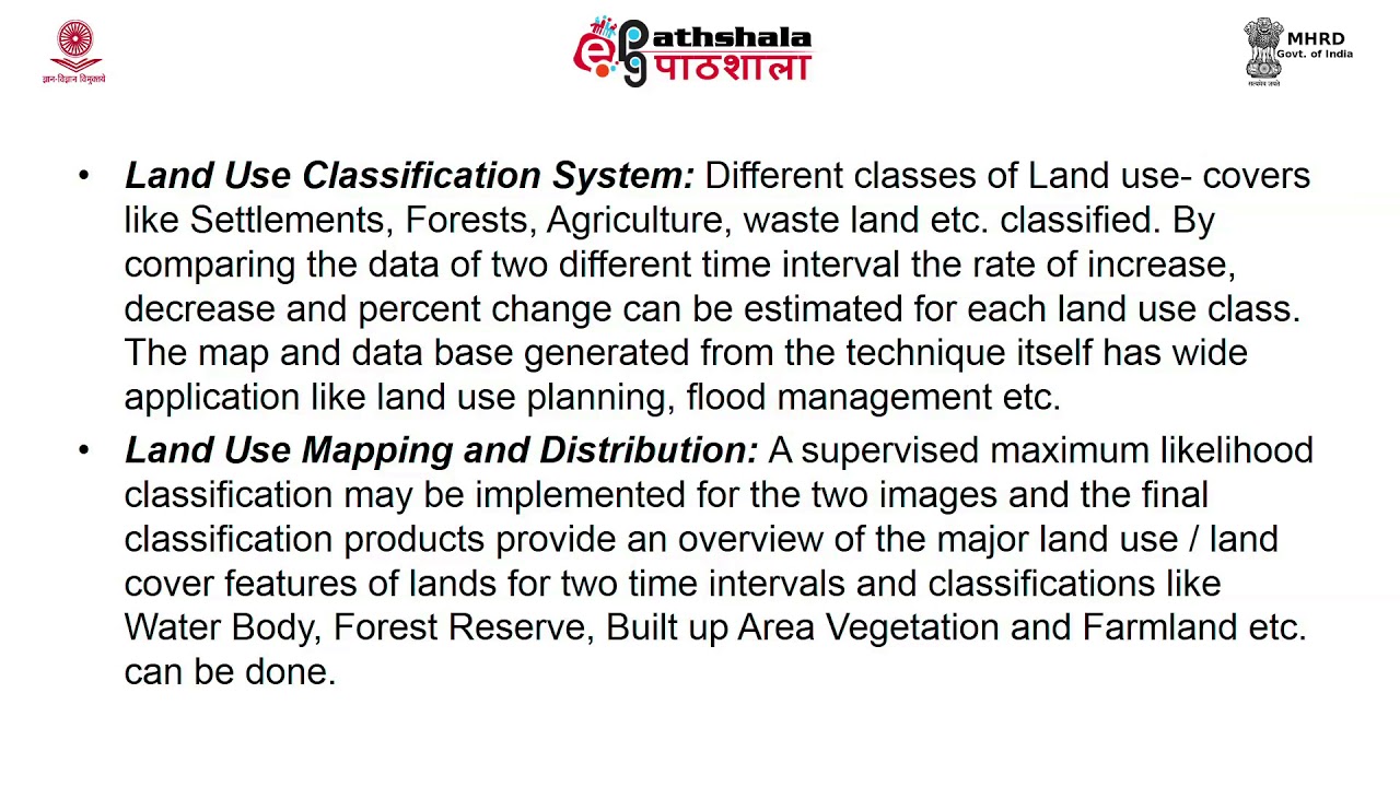 M-29. Applications of Remote Sensing and GIS in Land Resource Management