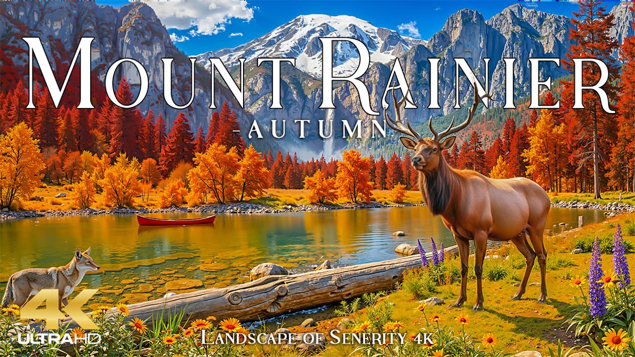 Autumn at Mount Rainier 4K UHD – The timeless uniqueness of the Pacific Northwest’s crown