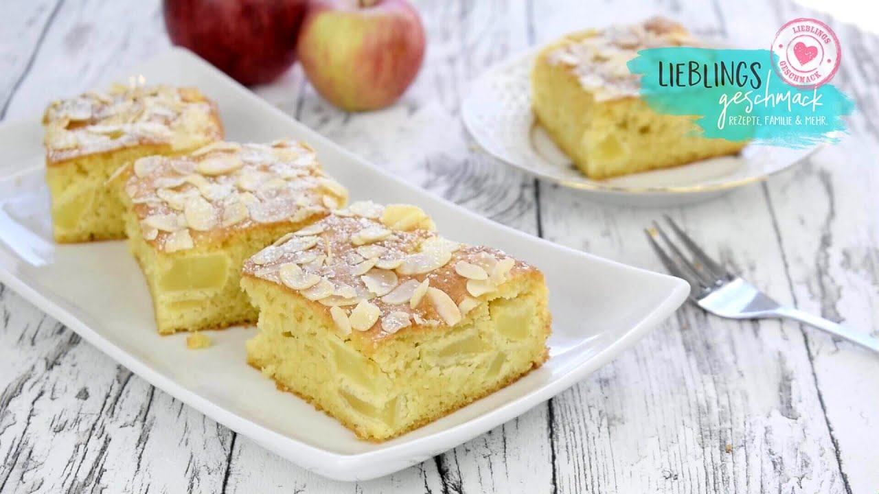 Mandel Apfelkuchen ohne Zucker Low Carb Keto/von Lieblingsgeschmack
