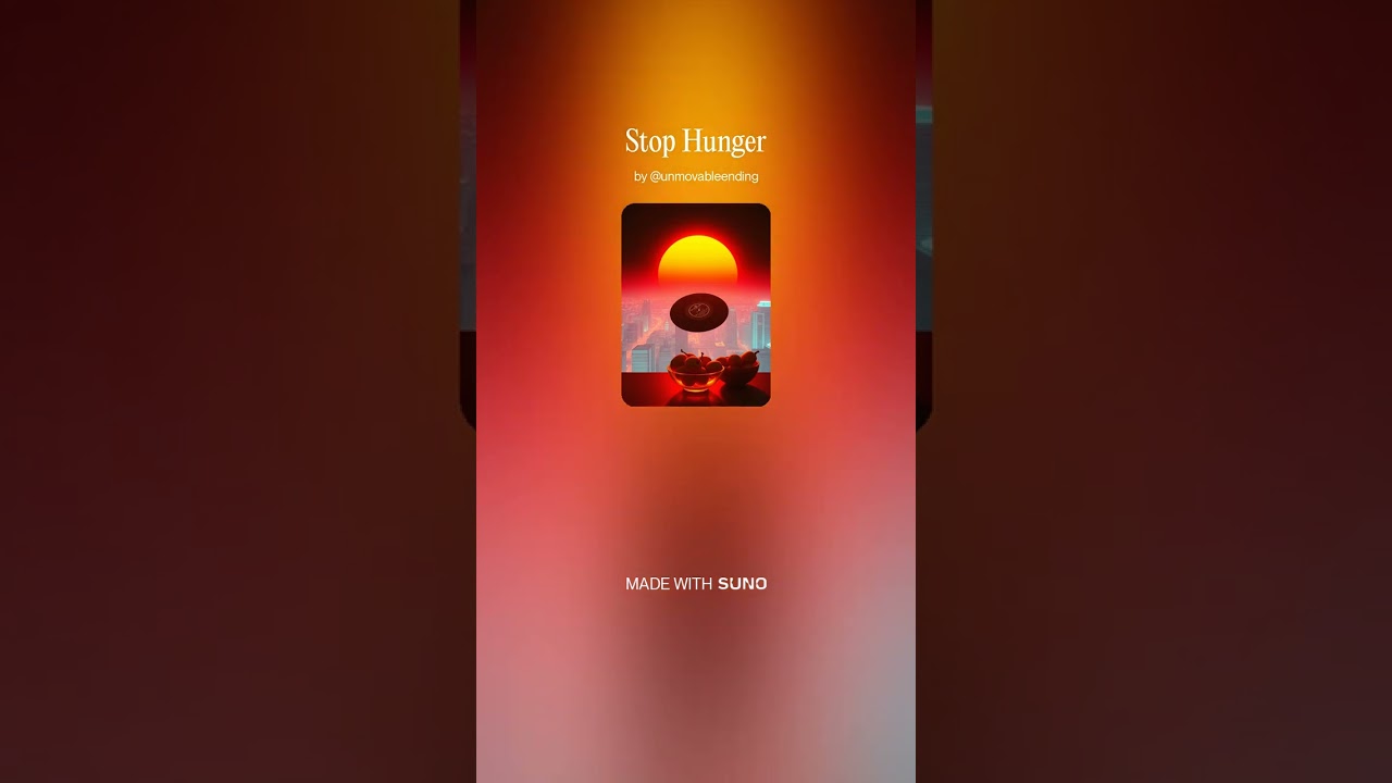 Stop Hunger 11 - Instrumental #AI​ #Song​ by #Suno​ #music​ #newmusic​