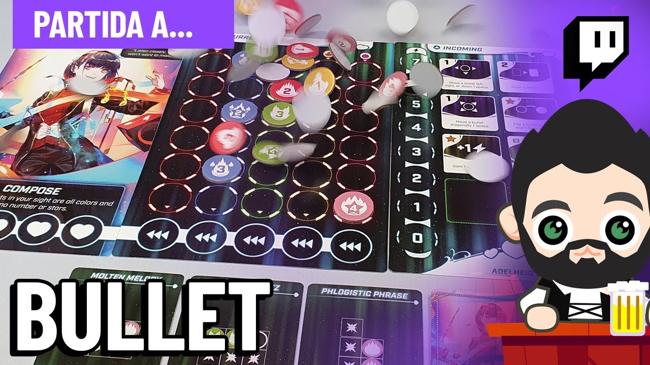 Partida a Bullet Juego de Mesa en Solitario | Cómo Jugar | Camino del Héroe #63