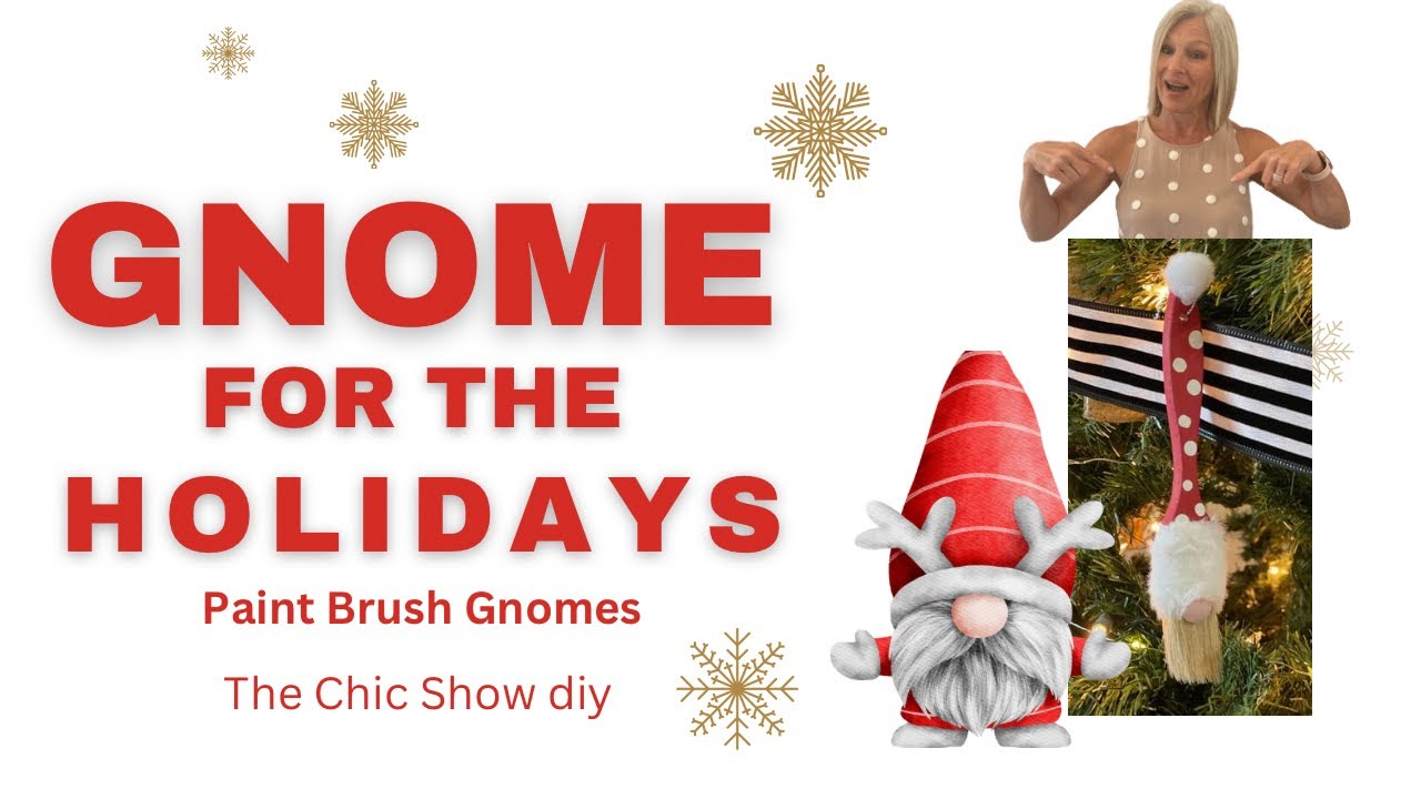 Paint Brush Gnomes  I  Gnome for the Holidays