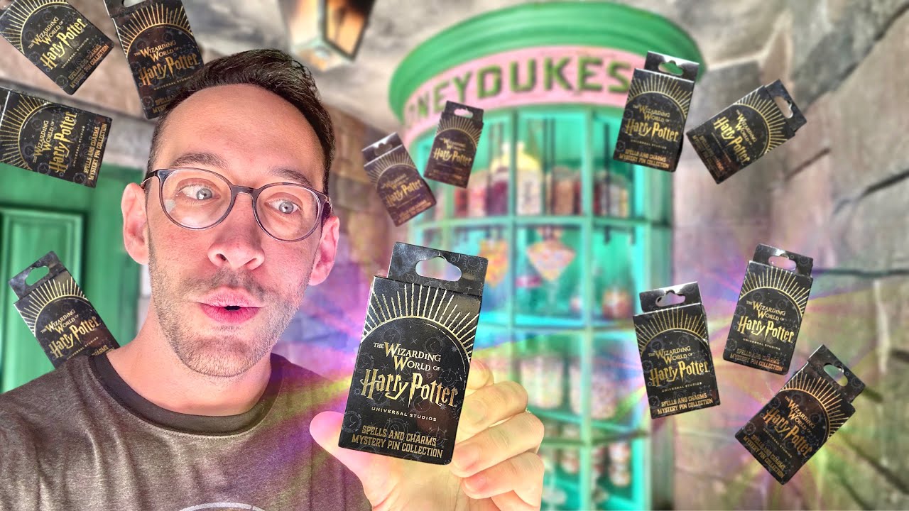 I Opened 12 Mystery Pin Boxes at Wizarding World of Harry Potter | Universal Studios