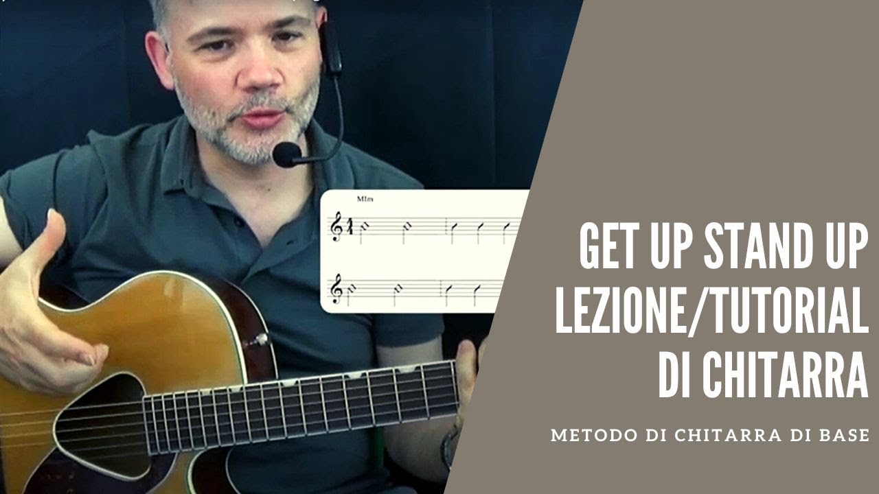 Get Up, Stand Up (B. Marley) - lezione/tutorial di chitarra - accompagnamento facile e intermedio