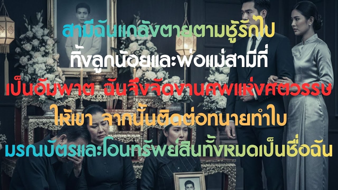 สามีของฉันแกล้งตายเพื่อไปอยู่กับชู้ ทิ้งลูกน้อย 2 คนและพ่อแม่สามีที่เป็นอัมพาต ฉันจึงติดต่อทนายความ