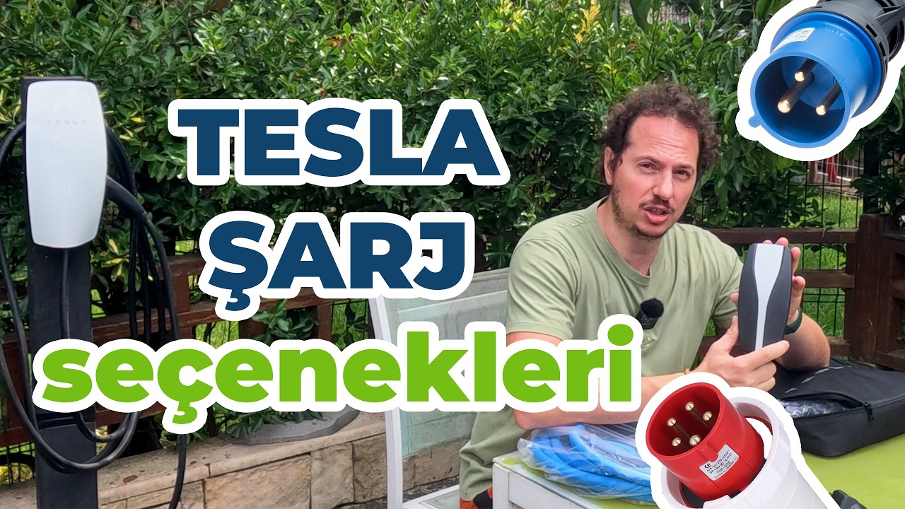 Teslanızı Nasıl Şarj Ediyorsunuz? #teslasupercharger #maviadaptor #wallconnector