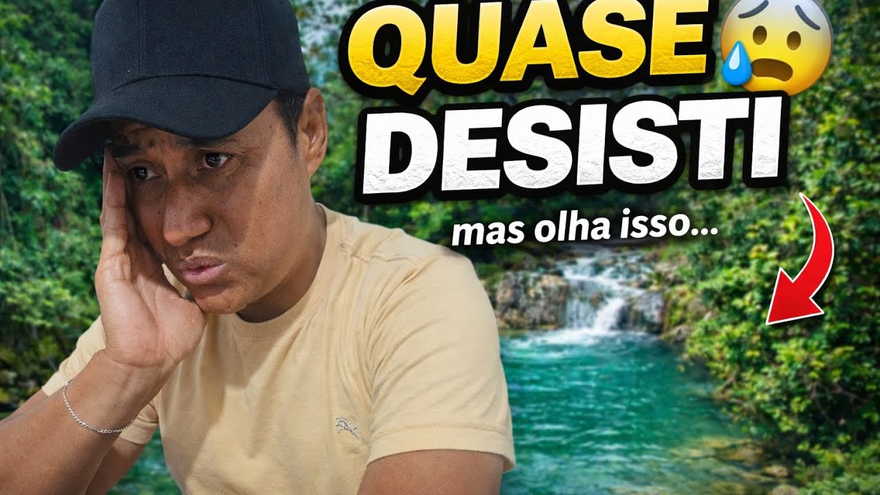 Essa AVENTURA quase deu ERRADO 😱 (mas achei um PARAISO escondido)”
