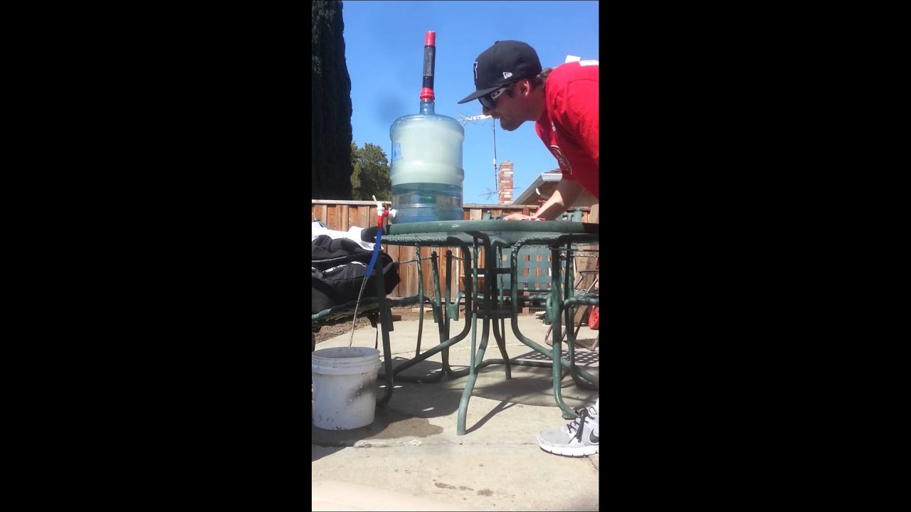 5 gallon gravity bong