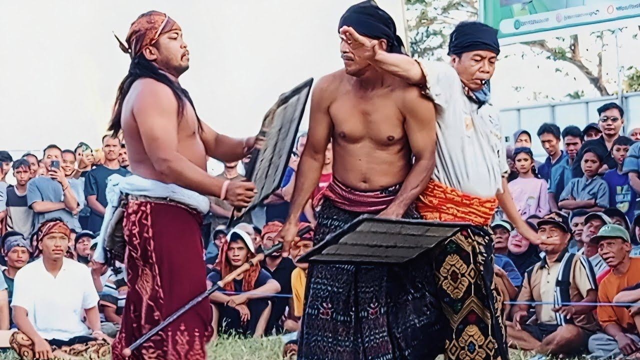 KELABANG GENI Vs RAMBO || Peresean terbaru tanjung teros 