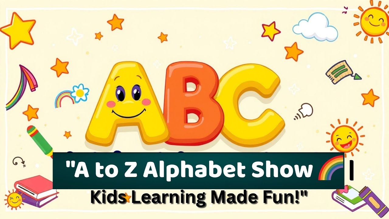 Alphabet Learning for Kids 🅰️🅱️ | A to Z Easy and Fun Lesson.#kidslearning #alphabet #preschoollearn